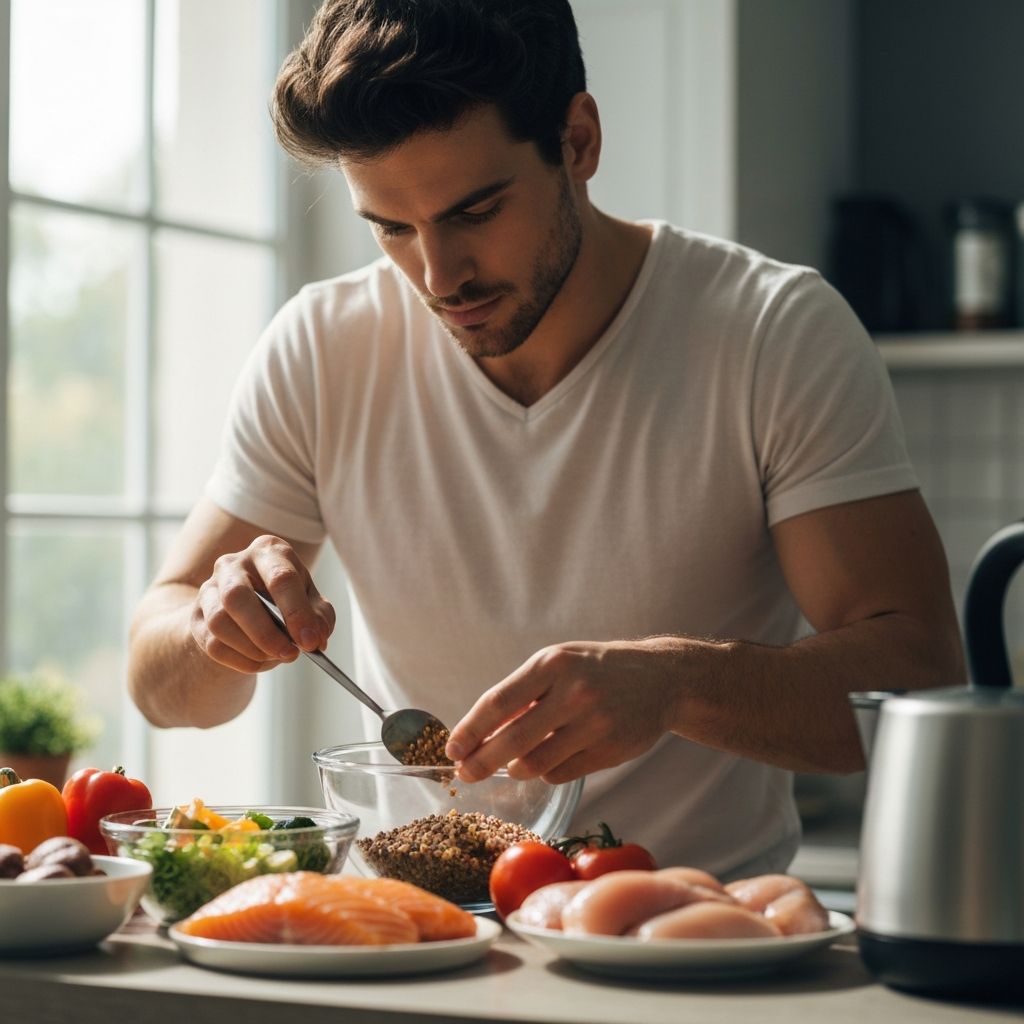 Nutritious whole foods for male wellness